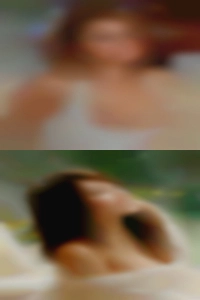 Bubbly type of swinger girl.